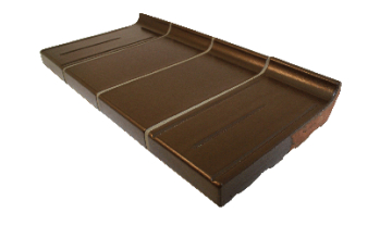 Wienerberger Donker bruin 21,5 x 10,5 x 3,0 cm (2 cm klikhoogte) Groef