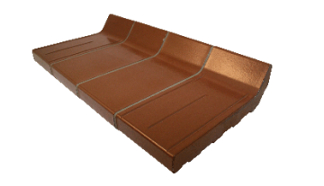 Wienerberger Licht bruin 21,5 x 10,5 x 3,0 cm (4 cm klikhoogte) Hoog Groef