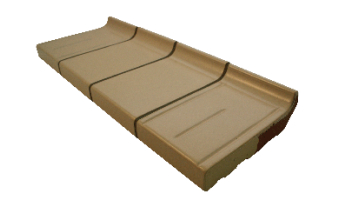 Wienerberger Ivoor 16,0 x 10,5 x 3,0 cm (2 cm klikhoogte) Groef