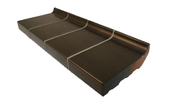 Wienerberger Mat zwart Forte 16,0 x 10,5 x 3,5 cm (2 cm klikhoogte) Dik