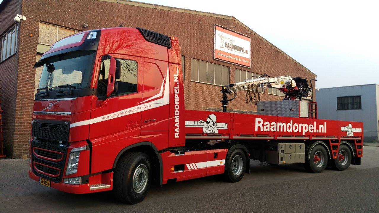 vrachtwagen prefab raamdorpel